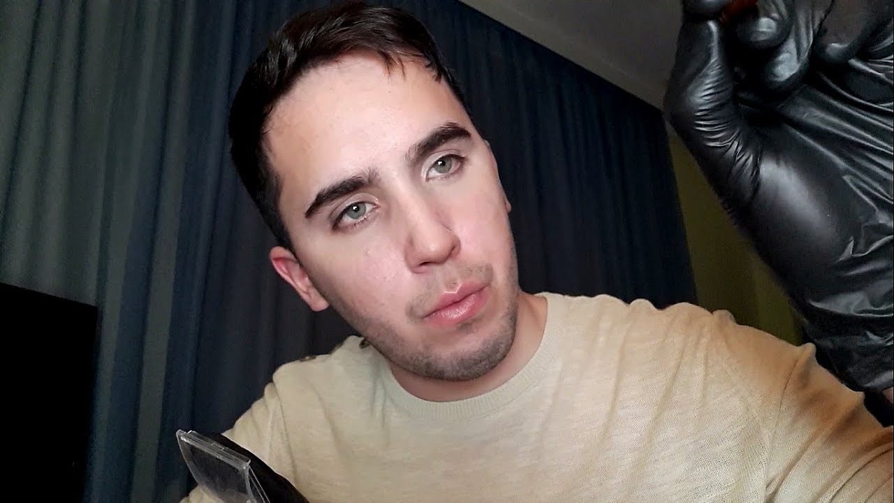 ASMR Doing Your Eyebrows (Roleplay)