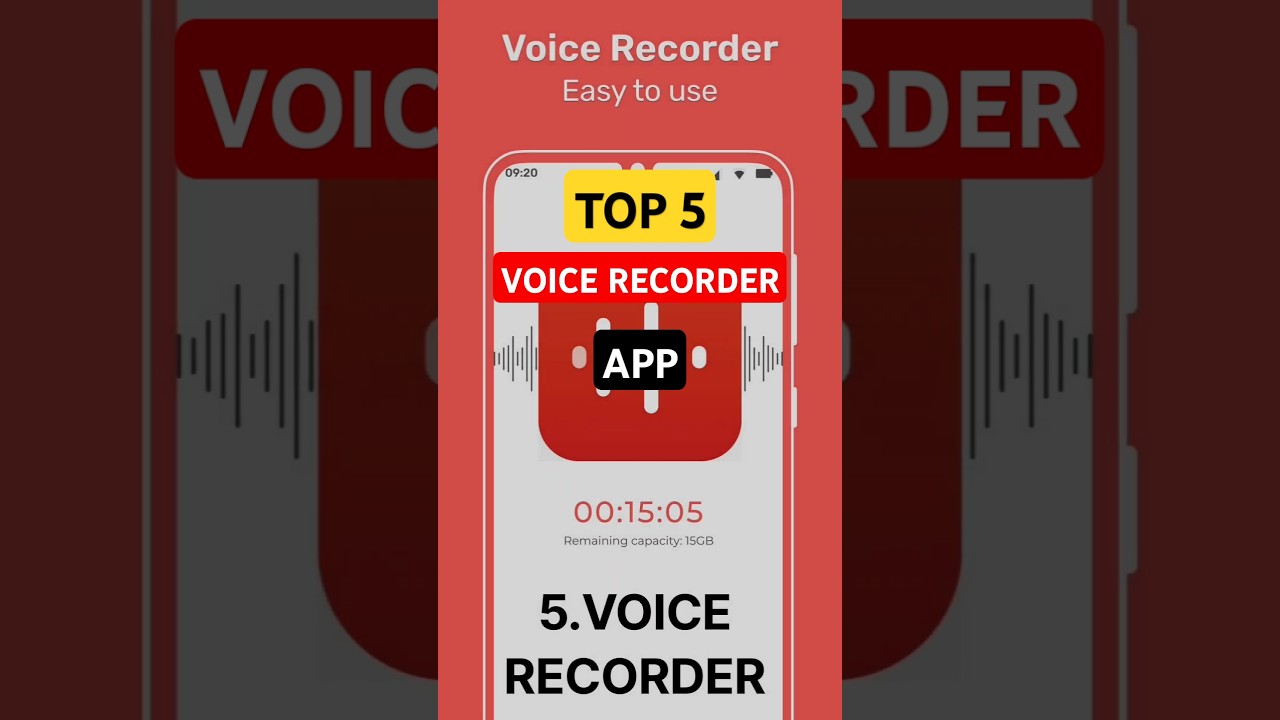 Top 5 Best Audio Recording Apps in 2025 | Record Studio Quality Sound on Phone #voicerecorder
