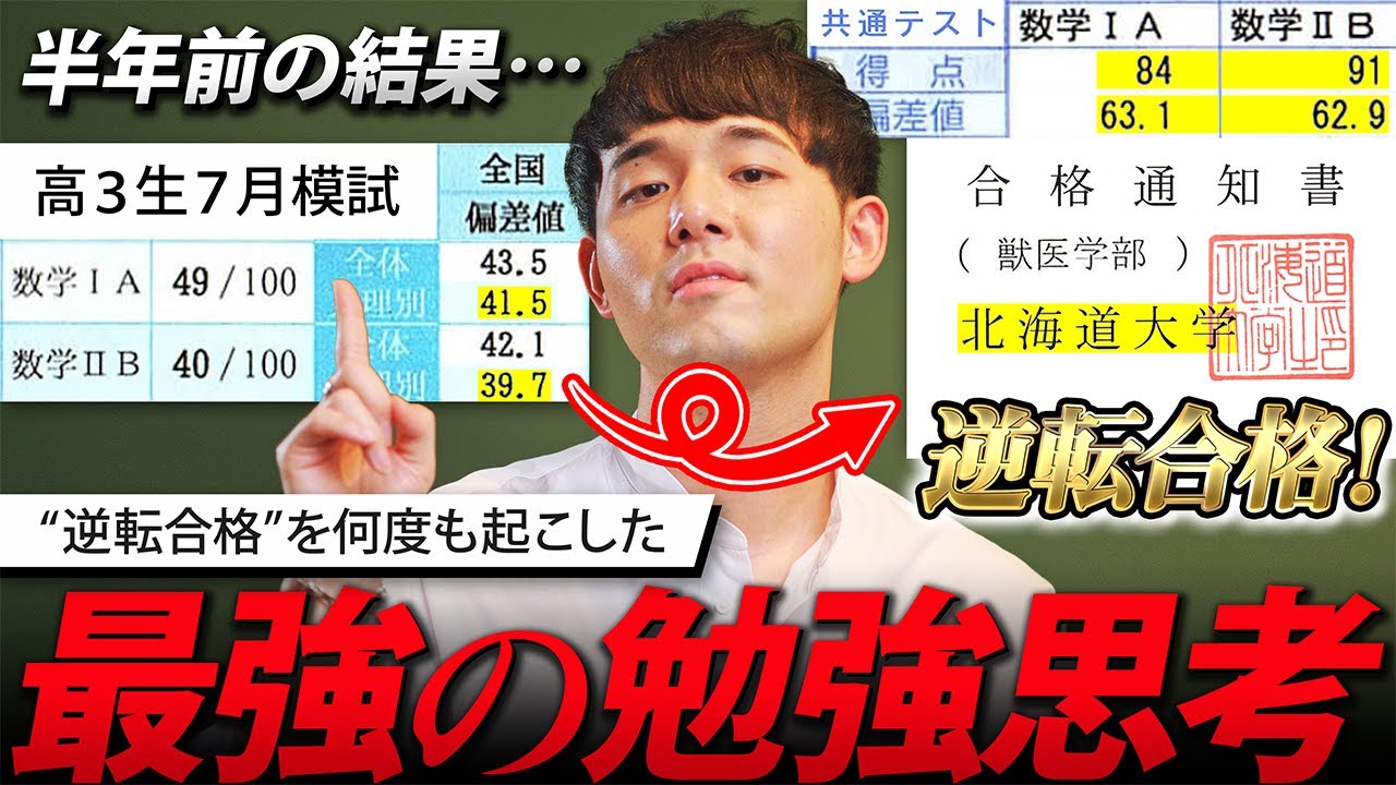 逆転合格のプロが伝授「最強の勉強思考」【塗りつぶせ】
