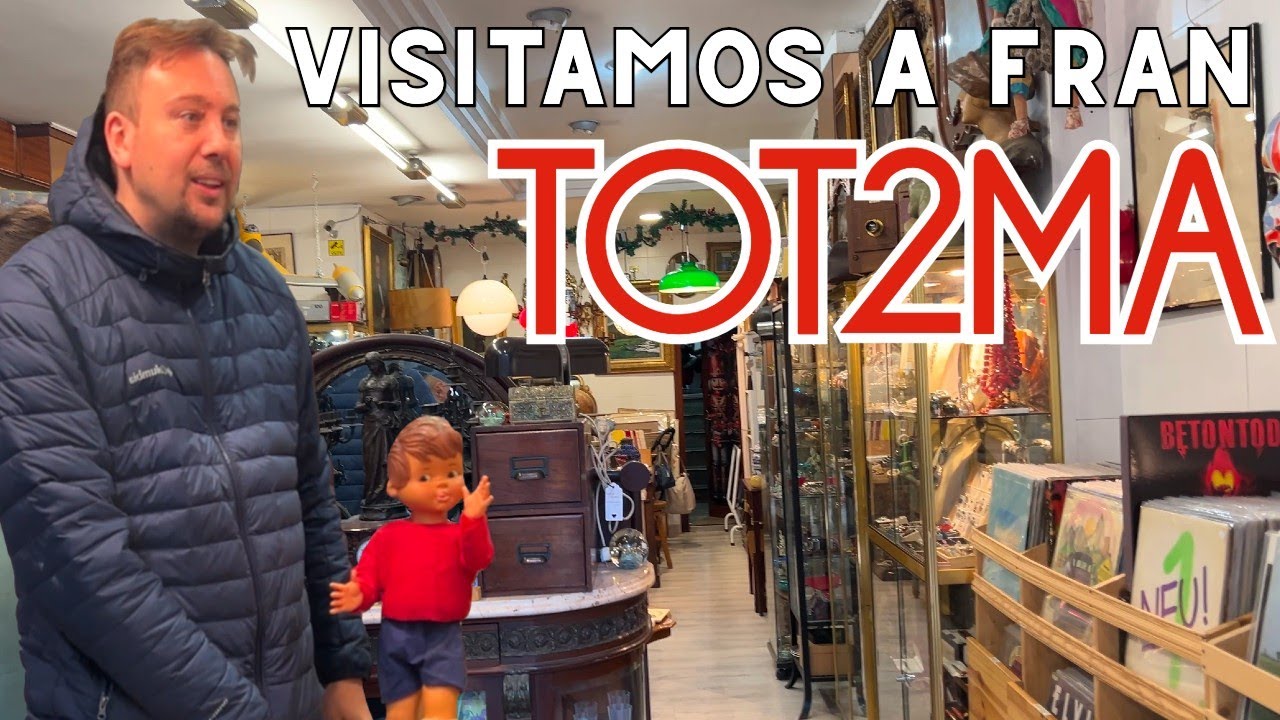 VISITAMOS A FRAN DE TOT2MA EN EL BARCELONÉS BARRIO DE GRÀCIA