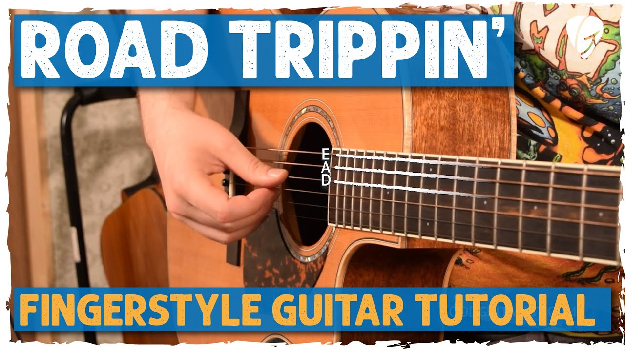 Road Trippin' - Red Hot Chili Peppers Guitar Tutorial (Fingerstyle)