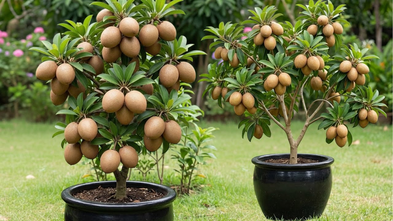 Creative Method Grafting Sapodilla Tree with and Aloe Vera, Bast Ideas propagating sapodilla tree 