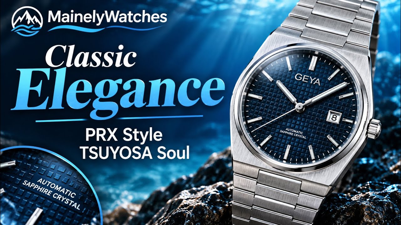 Внешний вид Tissot PRX сочетается с душой часов Citizen TSUYOSA - GEYA G78209 Automatic Watch Review