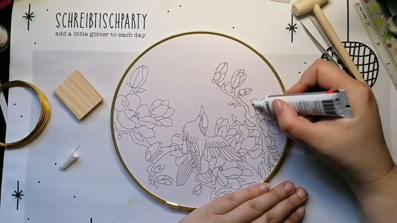 [Bastel-Livestream] Drahtbild Teil 1