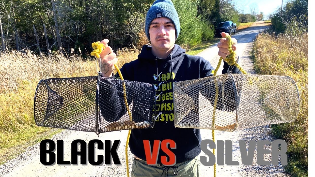 BEST MINNOW TRAP (black or silver)