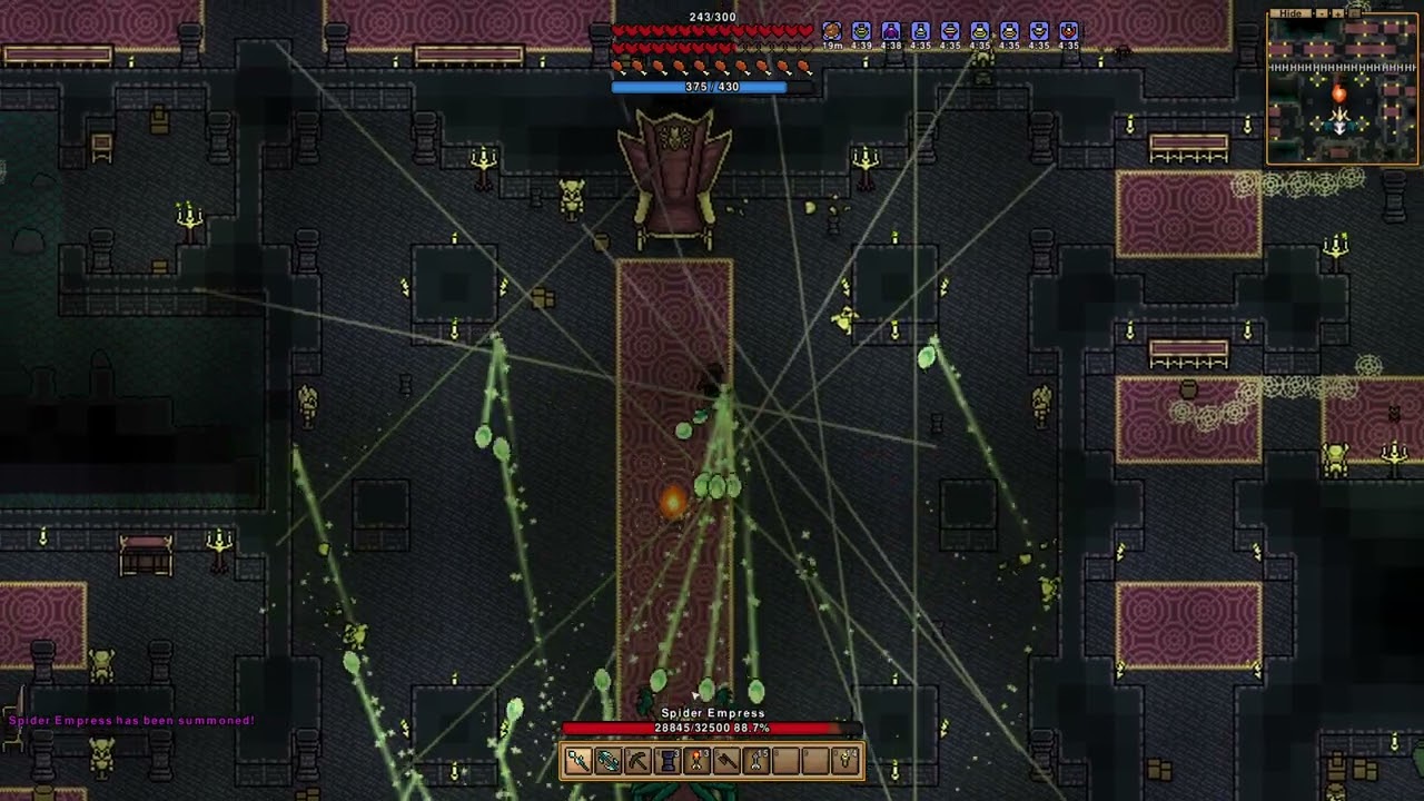 Necesse - Spider Empress - Bouncy test