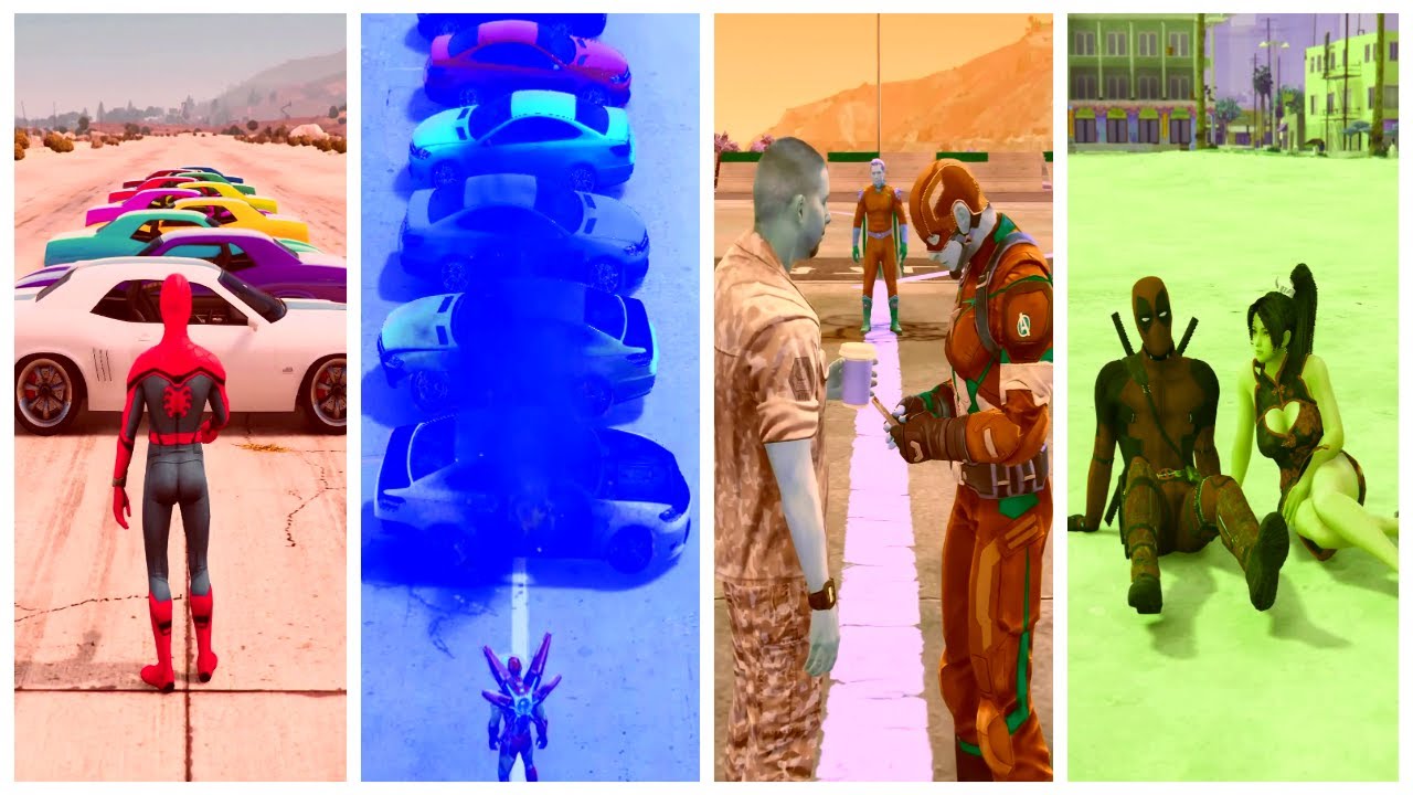DC or Marvel GTA 5 Epic Battle #88
