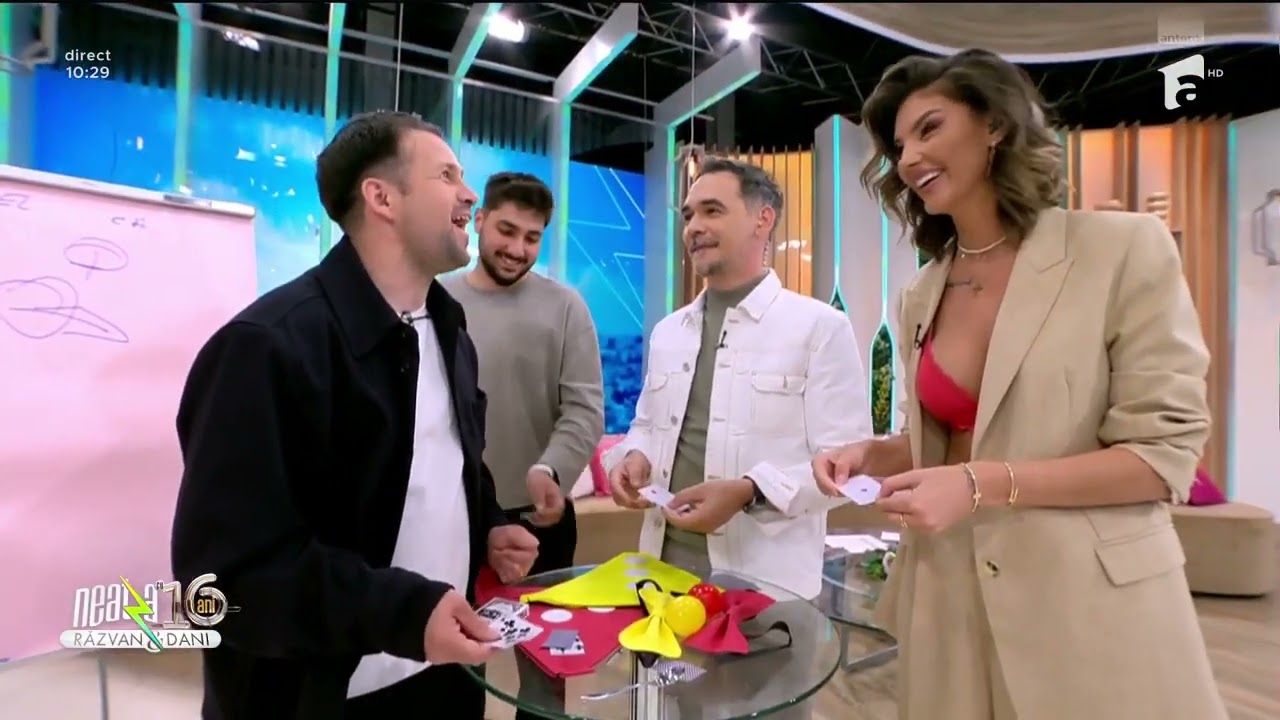Magicianul Robert Tudor, trucuri amuzante la Super Neatza