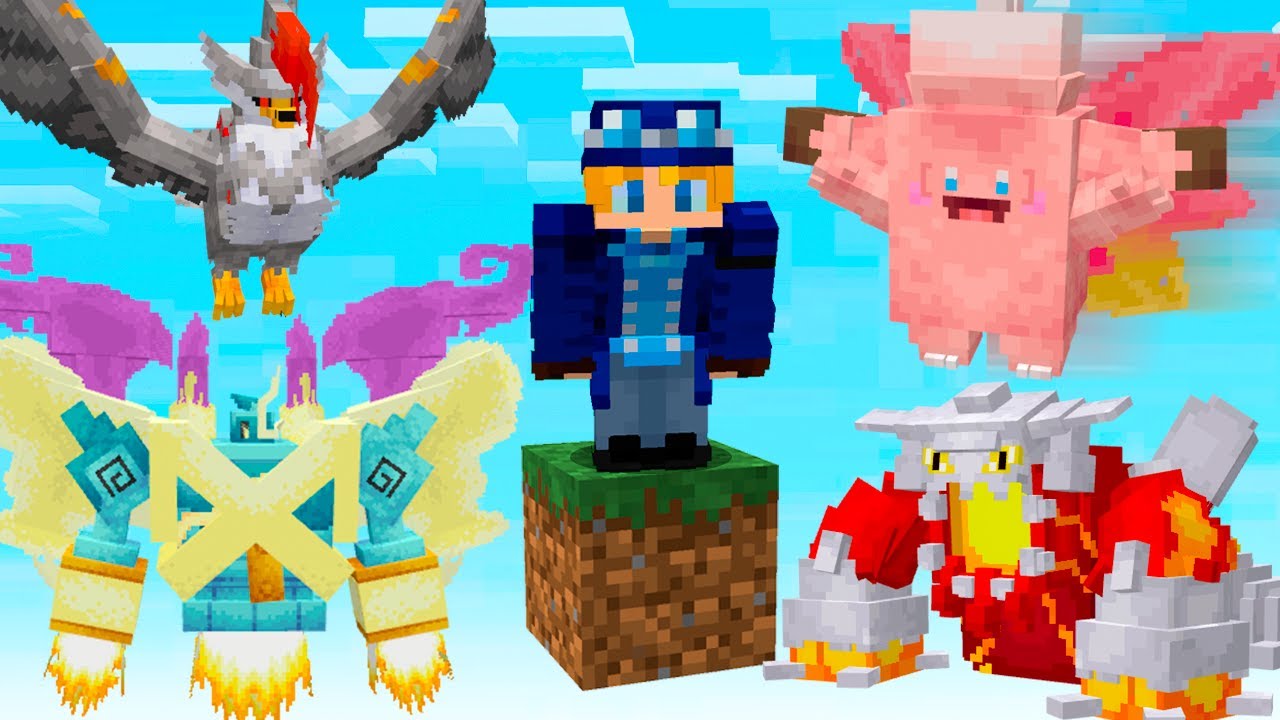 APENAS UM BLOCO de NOVAS MEGAS POKÉMONS no MINECRAFT COBBLEMON!!!