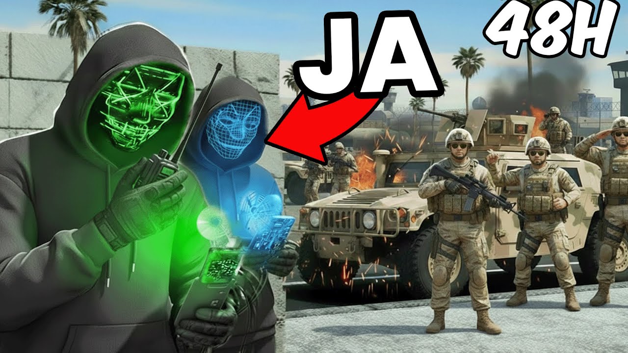 Spędziłem 48h jako DUO HACKERÓW w GTA V!