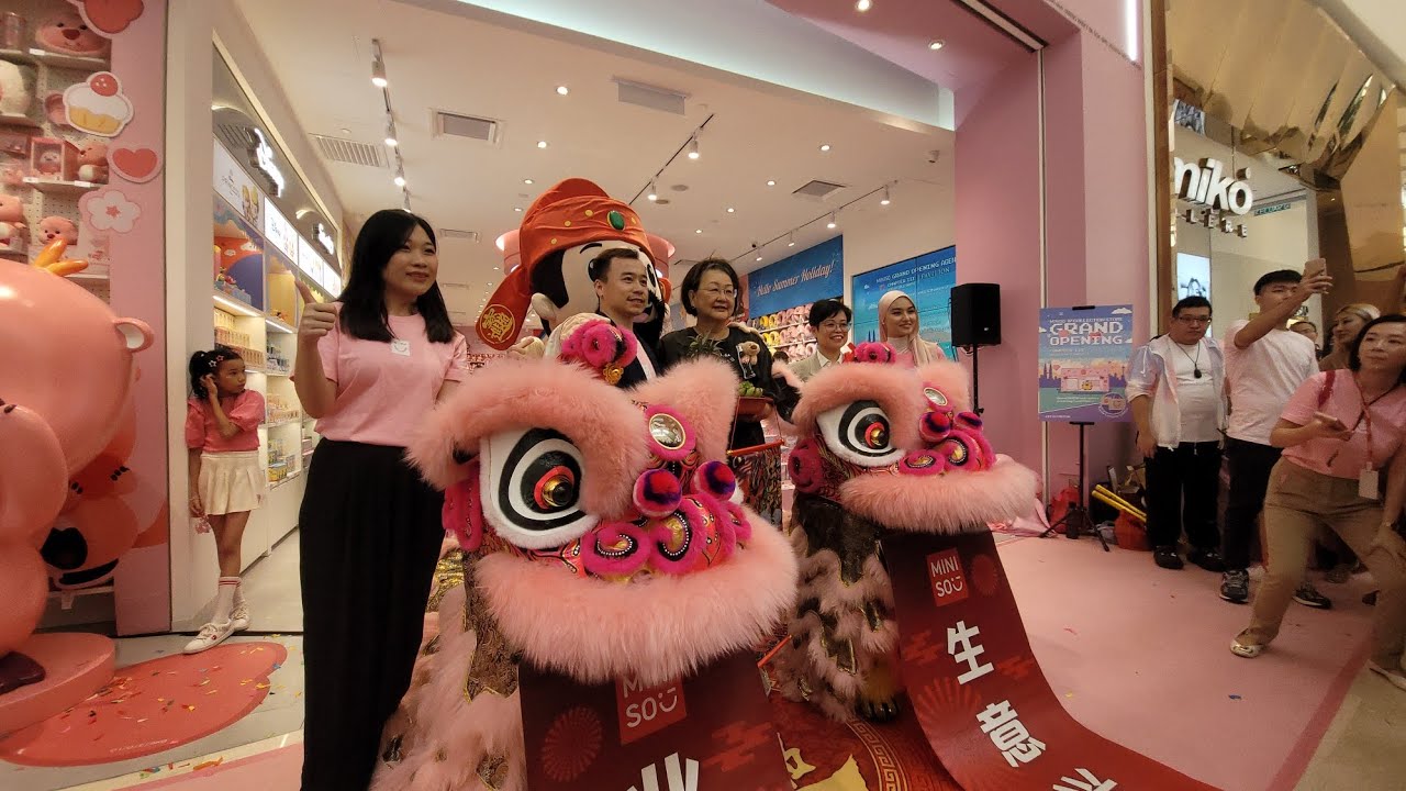 10 August 2024 - Xuan Wu Lion Dance @Grand Opening Miniso Pavilion KL