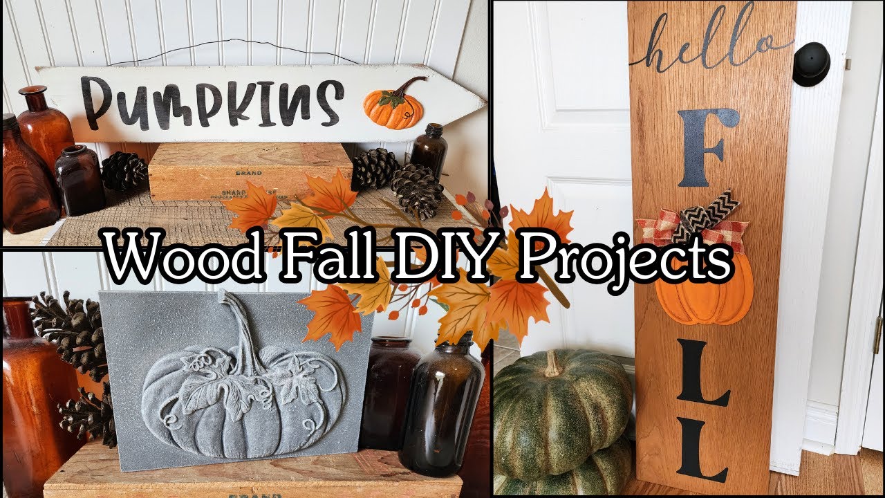 Wood Fall DIY Projects | Scrap Wood Projects | Fall DIYs