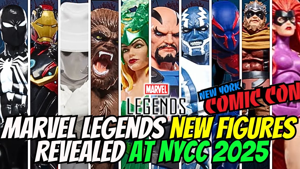 Новые фигурки Marvel Legends представлены на NYCC 2025!