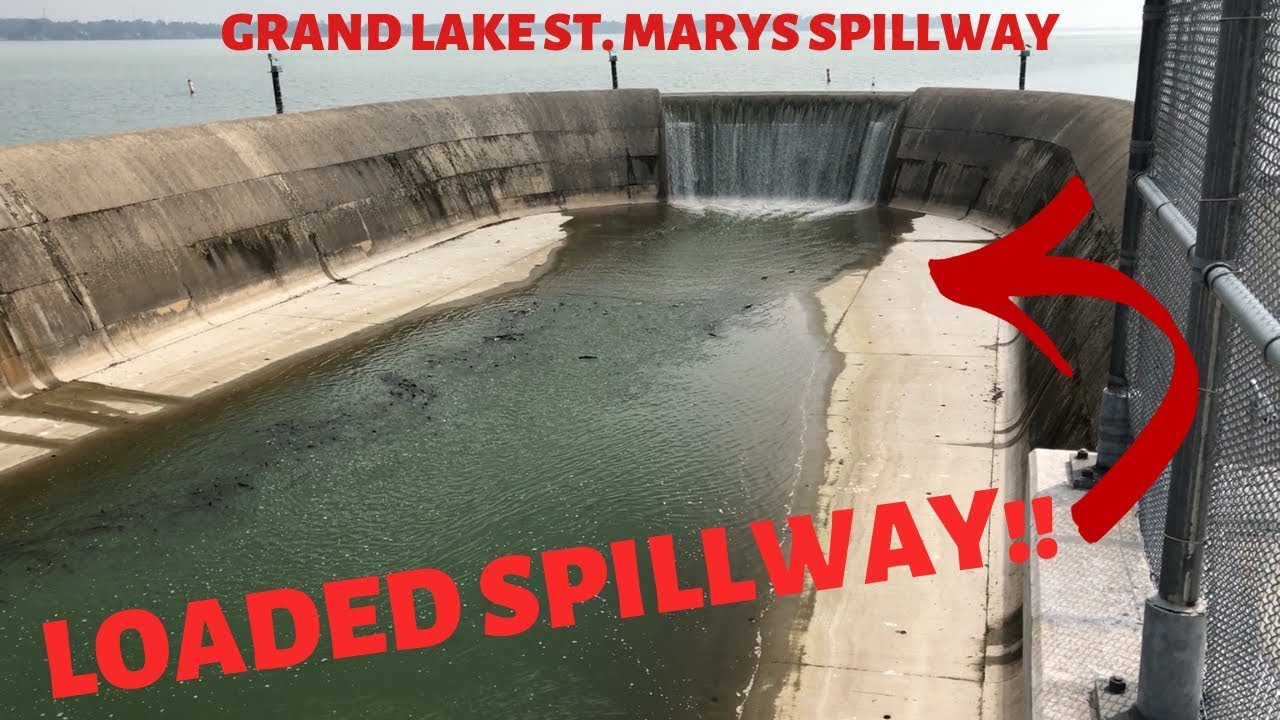 MULTI-species Fishing at a LOADED Spillway (Grand Lake St. Marys Celina, OH)