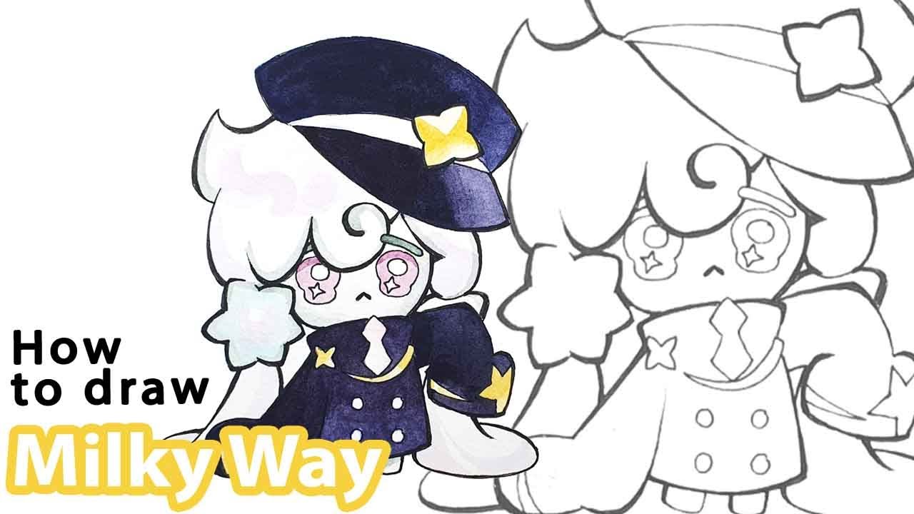 How to draw Milky Way | Cookie Run Kingdom | Coloring included
