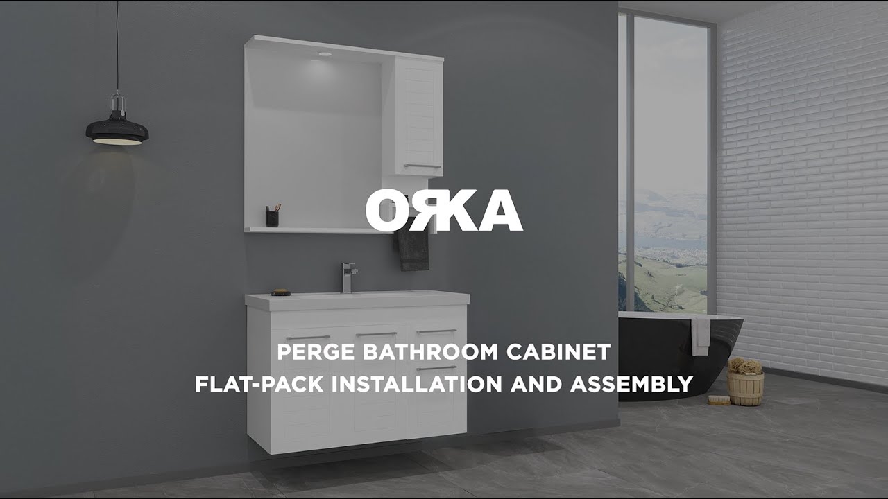 PERGE Bathroom Vanity | Installation Guide