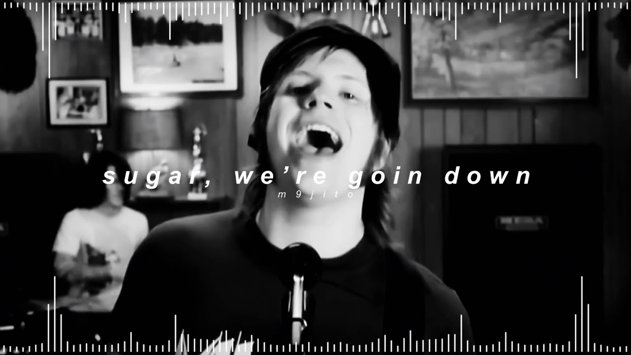 fall out boy - sugar, we’re goin down ( 𝘀𝗹𝗼𝘄𝗲𝗱 + 𝗿𝗲𝘃𝗲𝗿𝗯 )