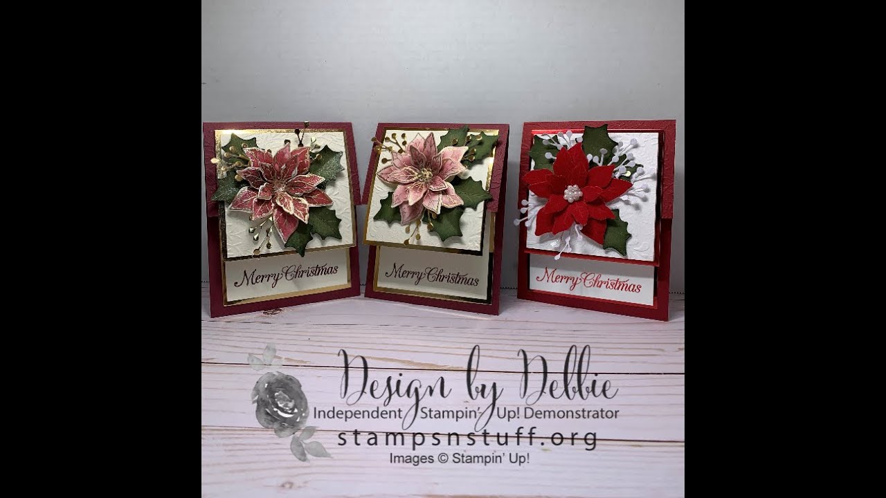 Poinsettia Petals - 3 Techniques - Stampin’ Up!