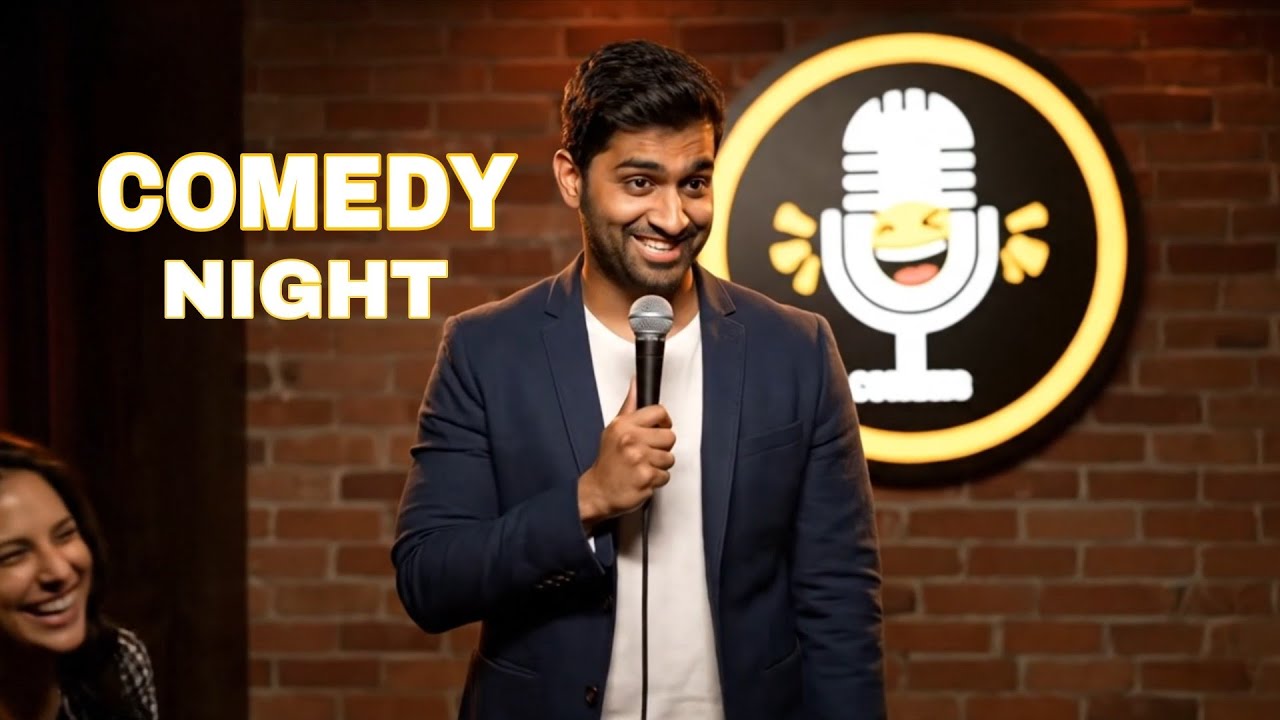 AI Stand-Up Comedy on Stage 🎤 | Open Mic Jokes That Hit Hard