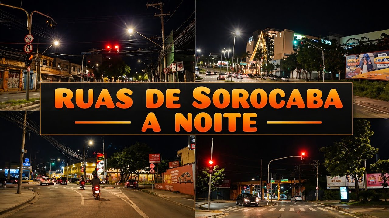 DIRIGINDO PELAS RUAS DE SOROCABA EM UMA NOITE QUALQUER.