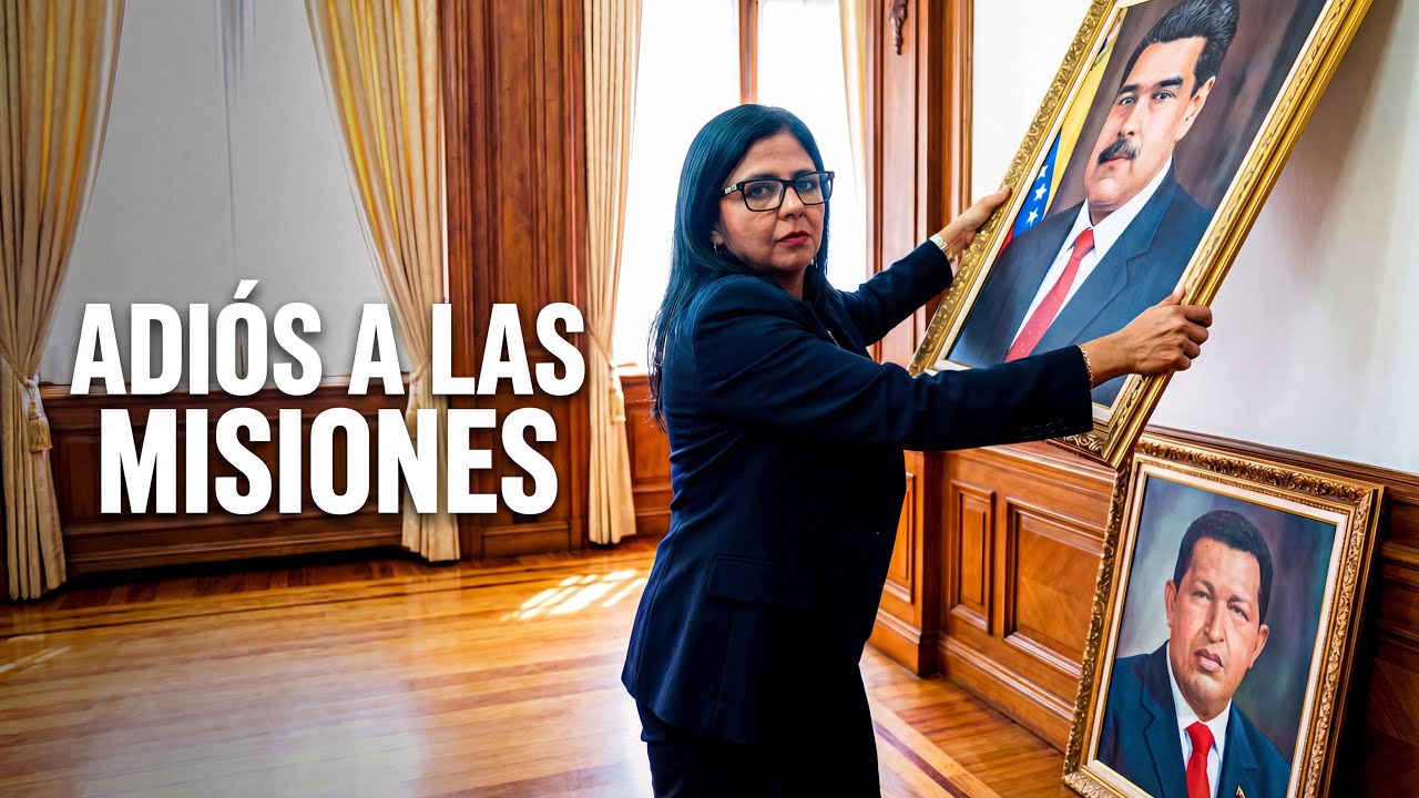 Delcy comienza a liquidar las misiones de Chávez