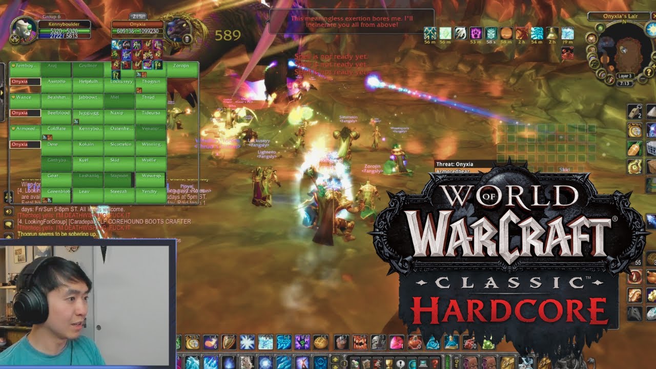 Doomhowl WOW Hardcore Fanglsy Guild Run Onyxia Raid 40-Man (March 29th, 2025)