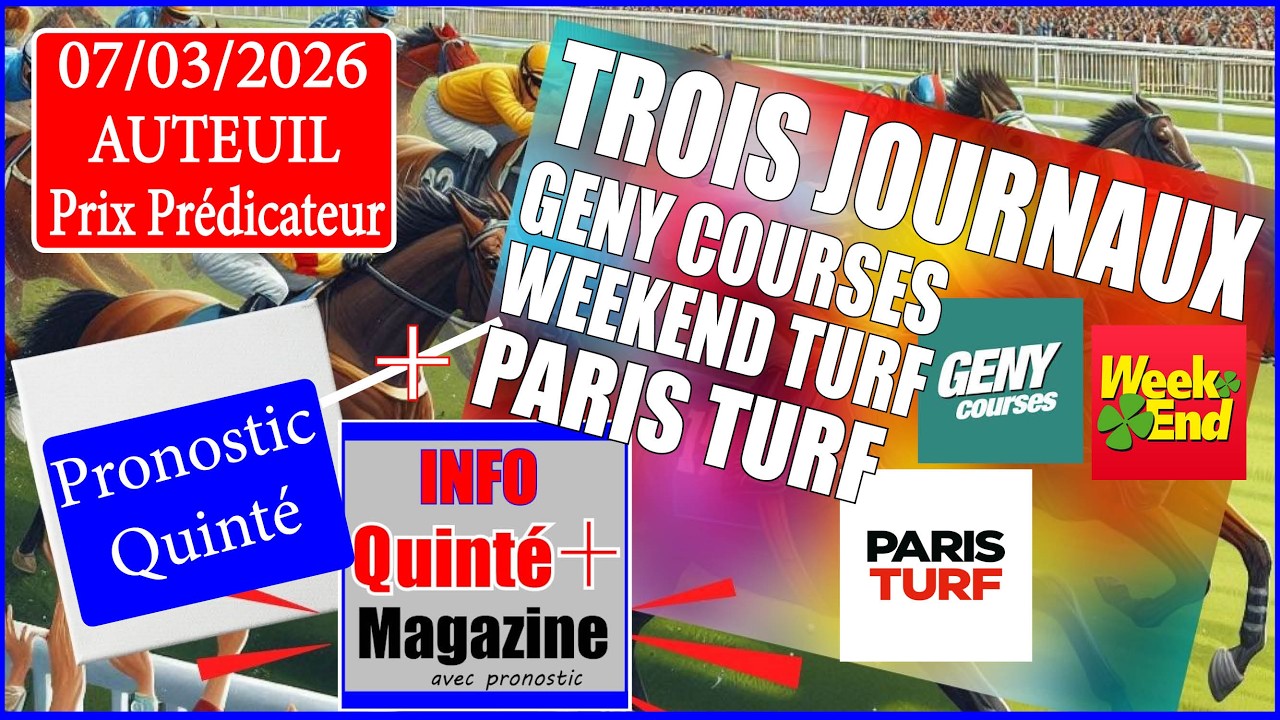 PRIX PR&Eacute;DICATEUR &ndash; Auteuil | Informations et pronostics du 7 mars 2026