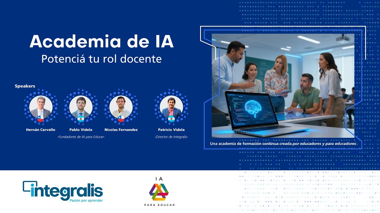 Academia de IA Potenci&aacute; tu rol docente 📱