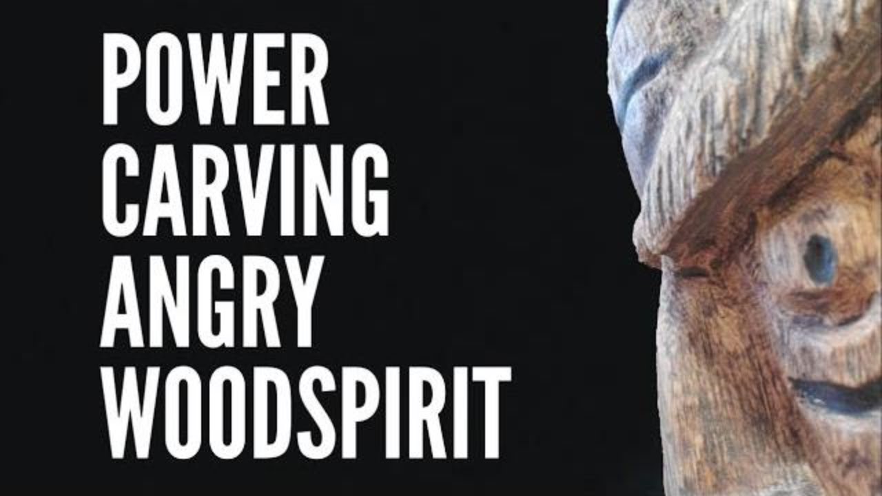 Power Wood Carving Angry Wood Spirit