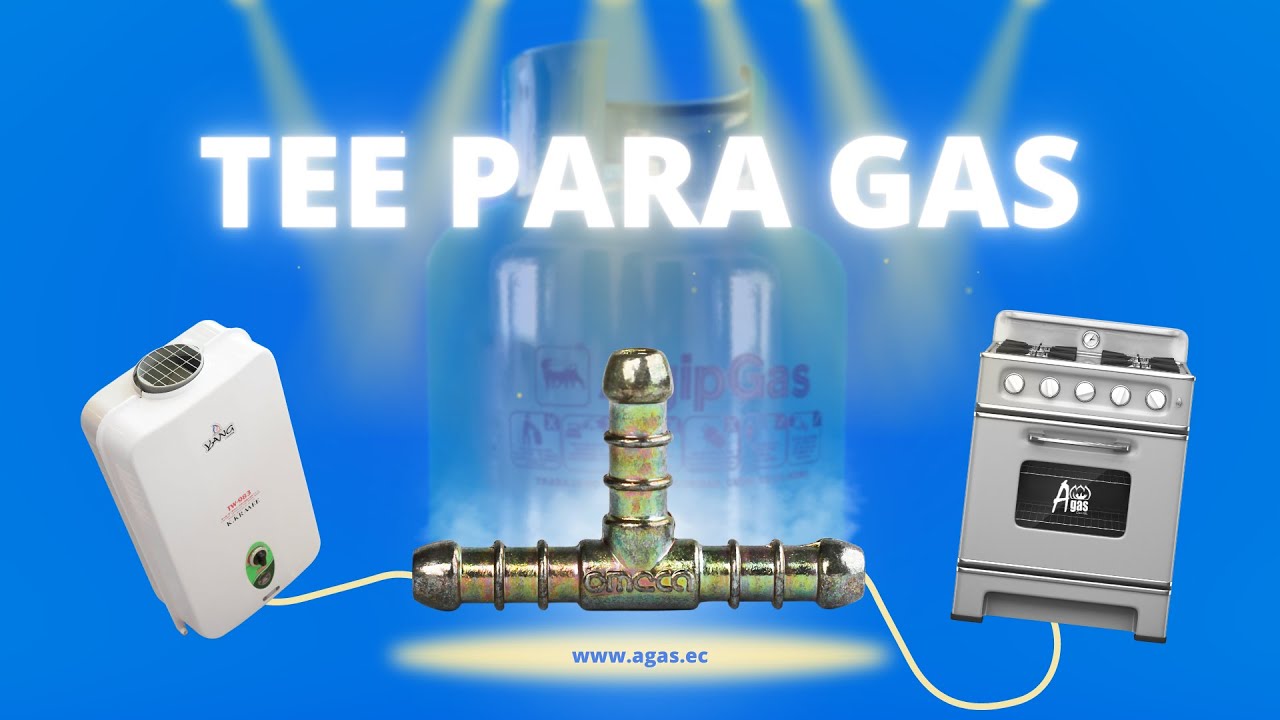 ¿Cómo usar 1 cilindro de gas con 2 electrodomésticos? | Tee para gas