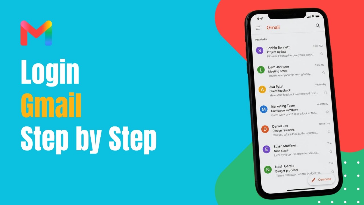 How To Login Gmail Step by Step !