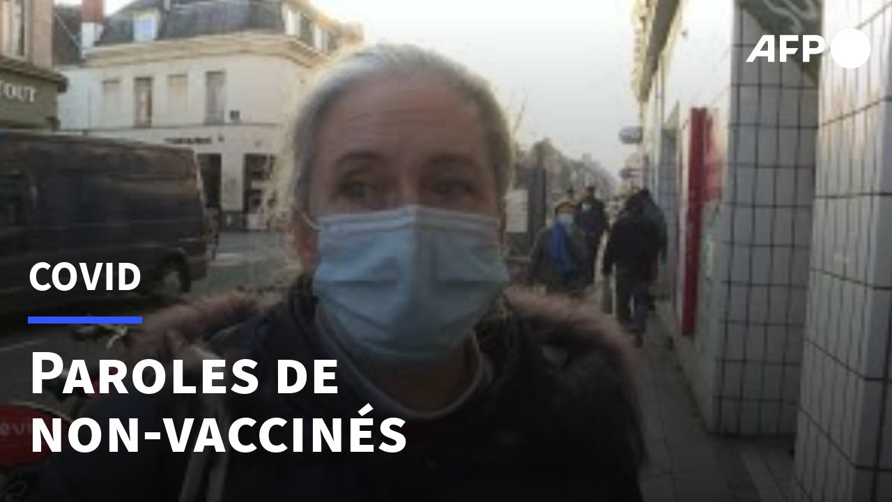 Covid-19: paroles de non-vaccinés dans le Nord de la France | AFP