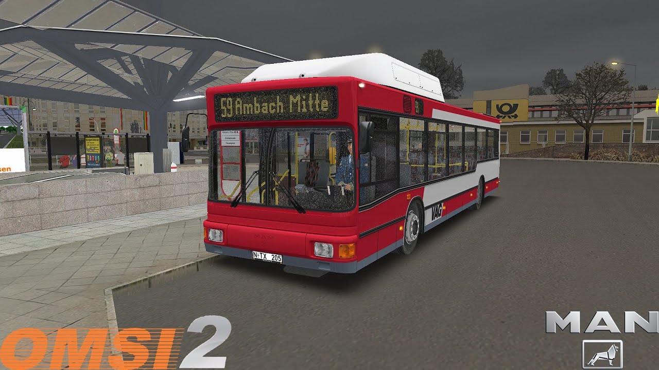 Omsi 2 - Krefrath V3.2 - Line 59 - MAN NL 202 CNG