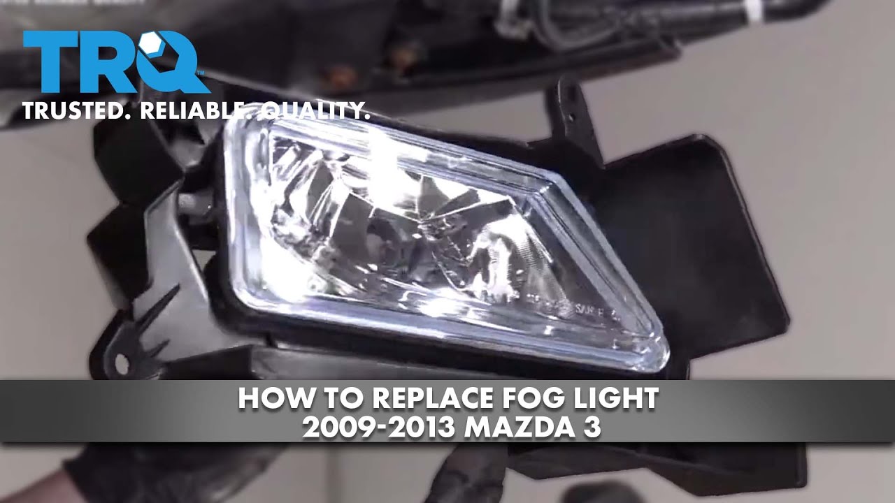 Как заменить противотуманную фару на Mazda 3 2009-2013 годов