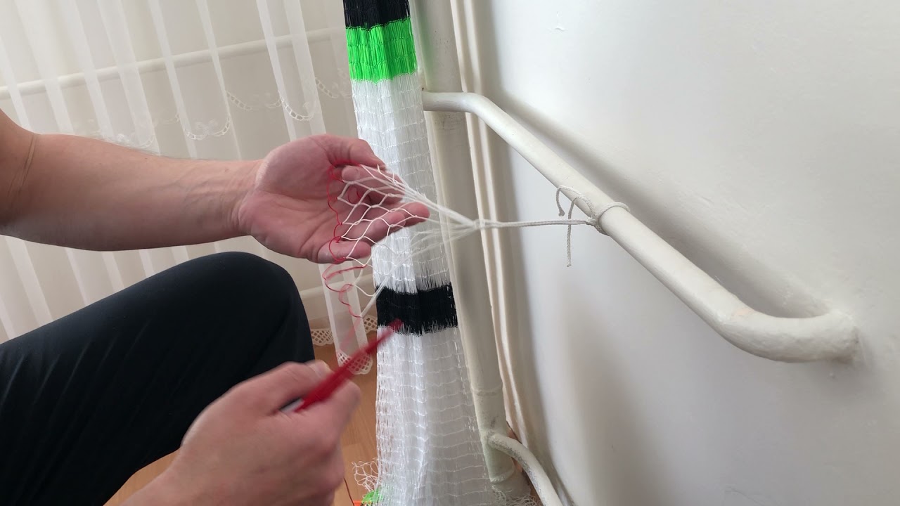 Serpme ağ arttırma nasıl yapılır - How to knit a castnet