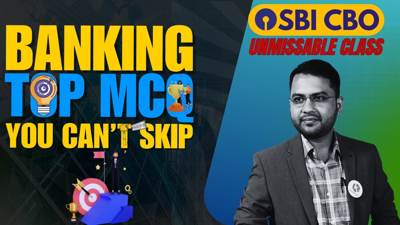 SBI CBO 2025 | Top MCQs You Can't Skip | Unmissable !
