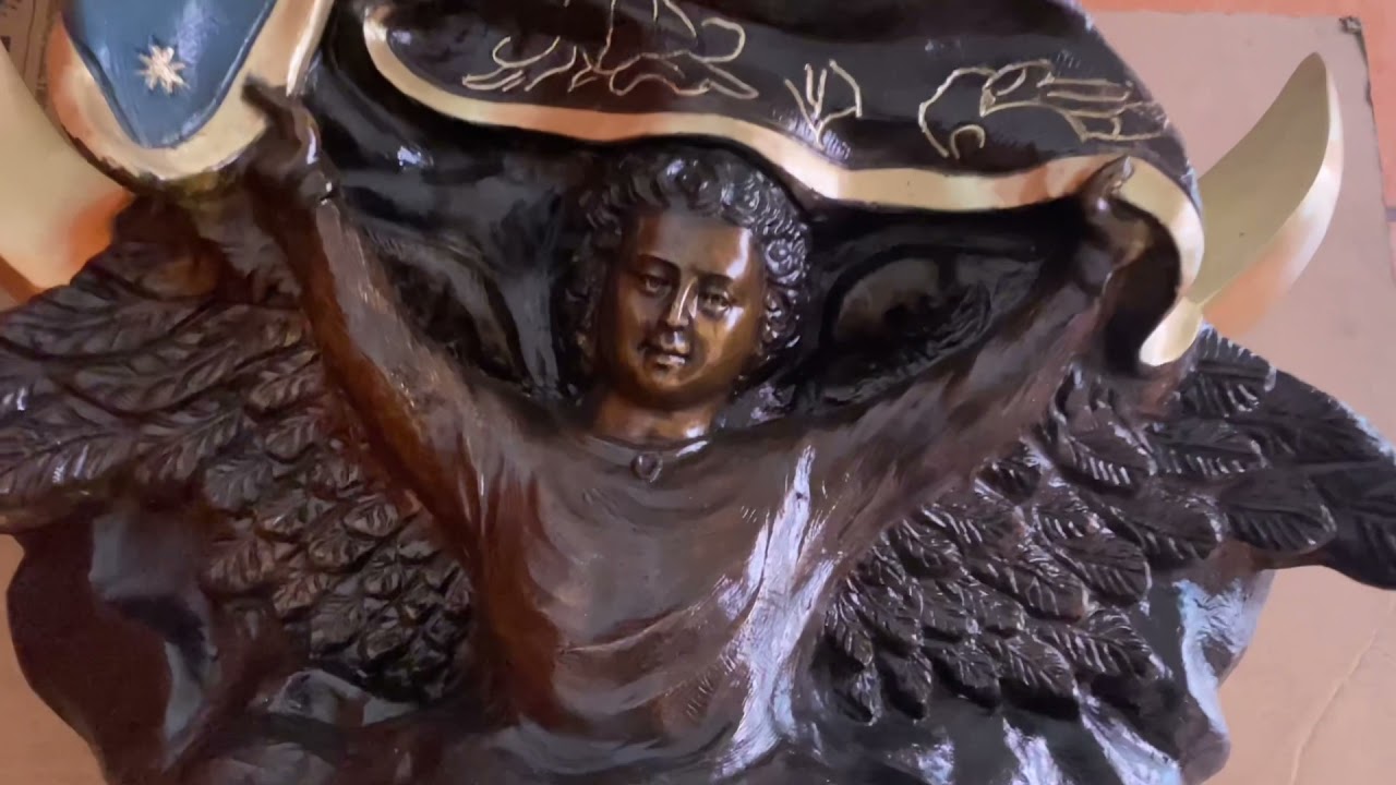 Colocación de la Escultura de la Virgen de Guadalupe. Parroquia de los Santos Cosme y Damián. 2021