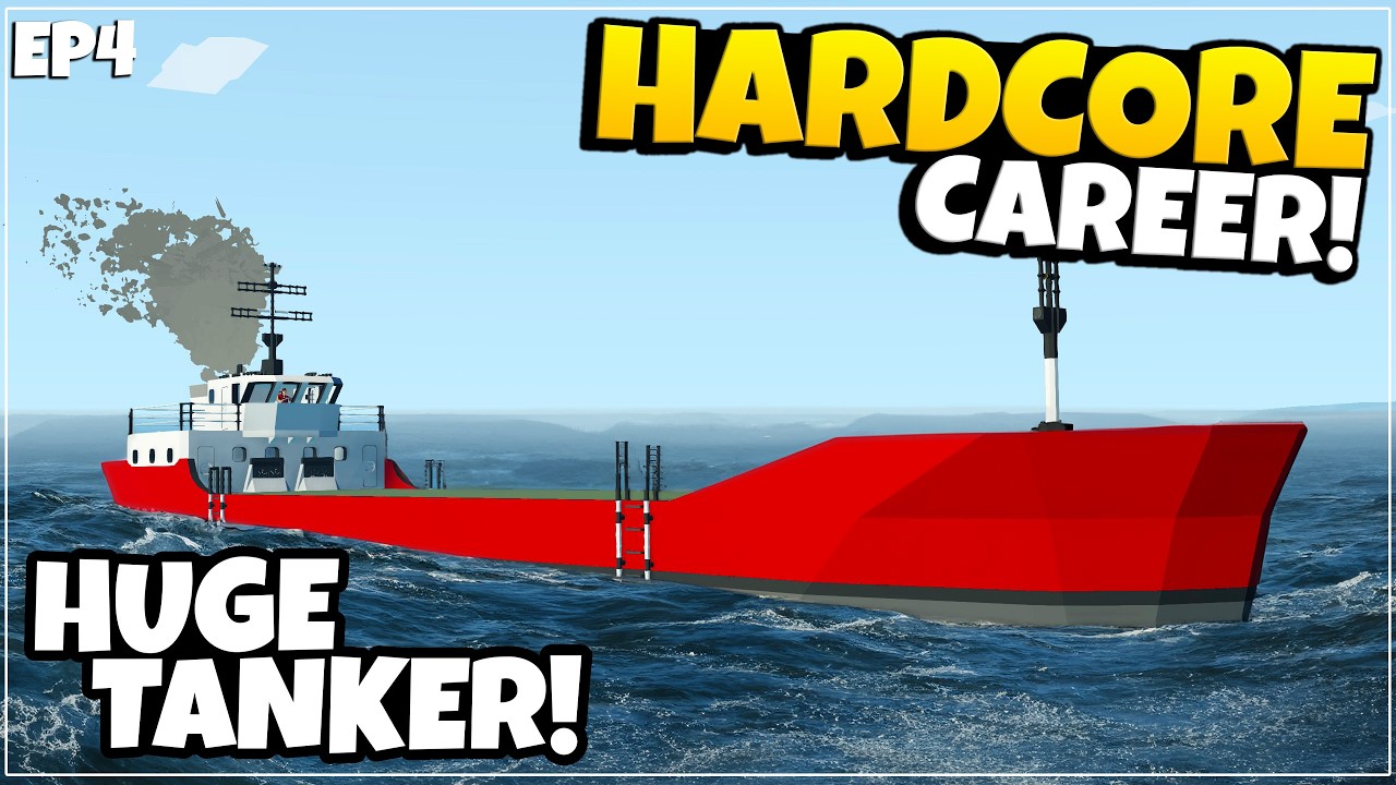 I'M BUILDING A MASSIVE TANKER! - Hardcore Career Stormworks  - EPISODE 4