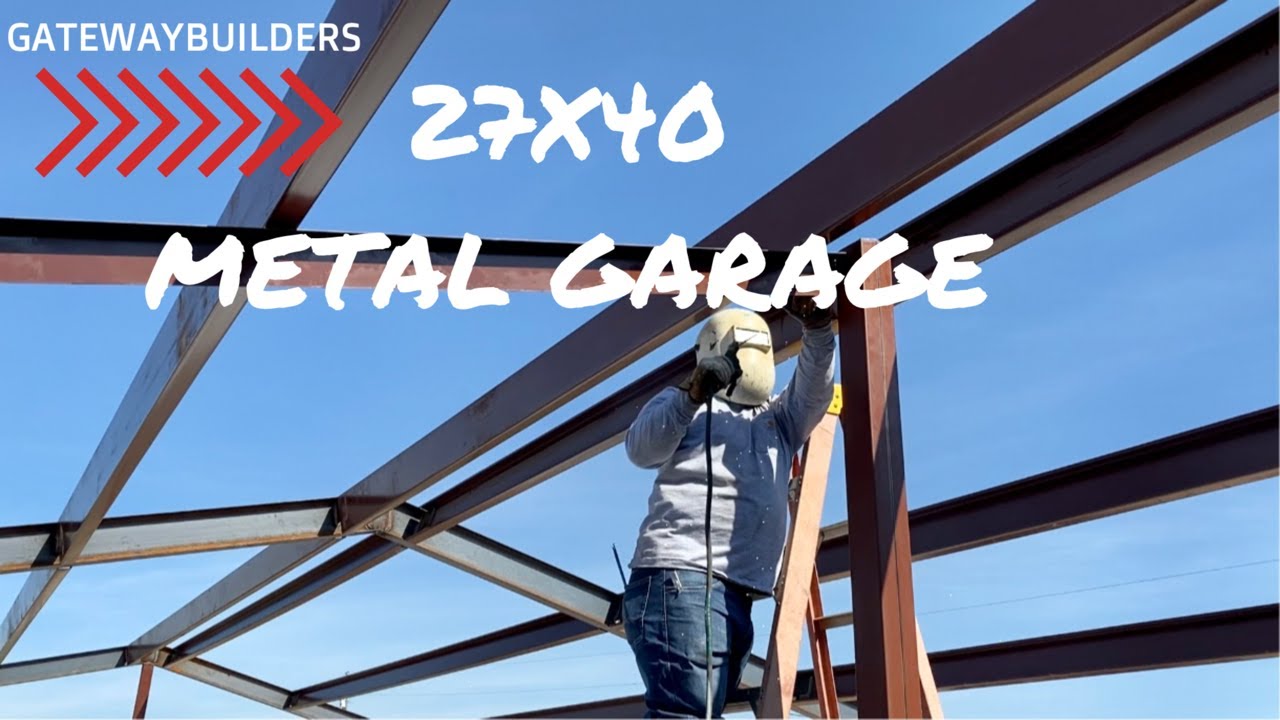 Building a Weld up Metal Garage Extension