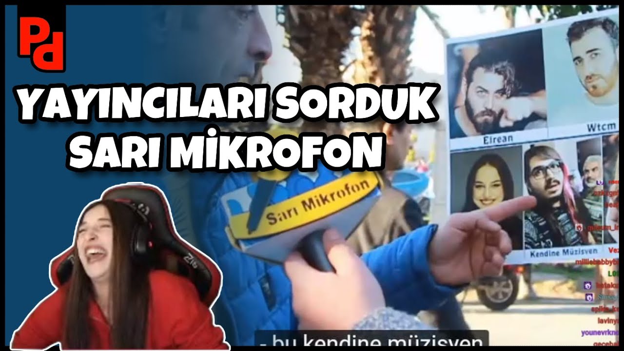 Pqueen - Twitch Yayıncılarını Sorduk İzliyor (Sarı Mikrofon)