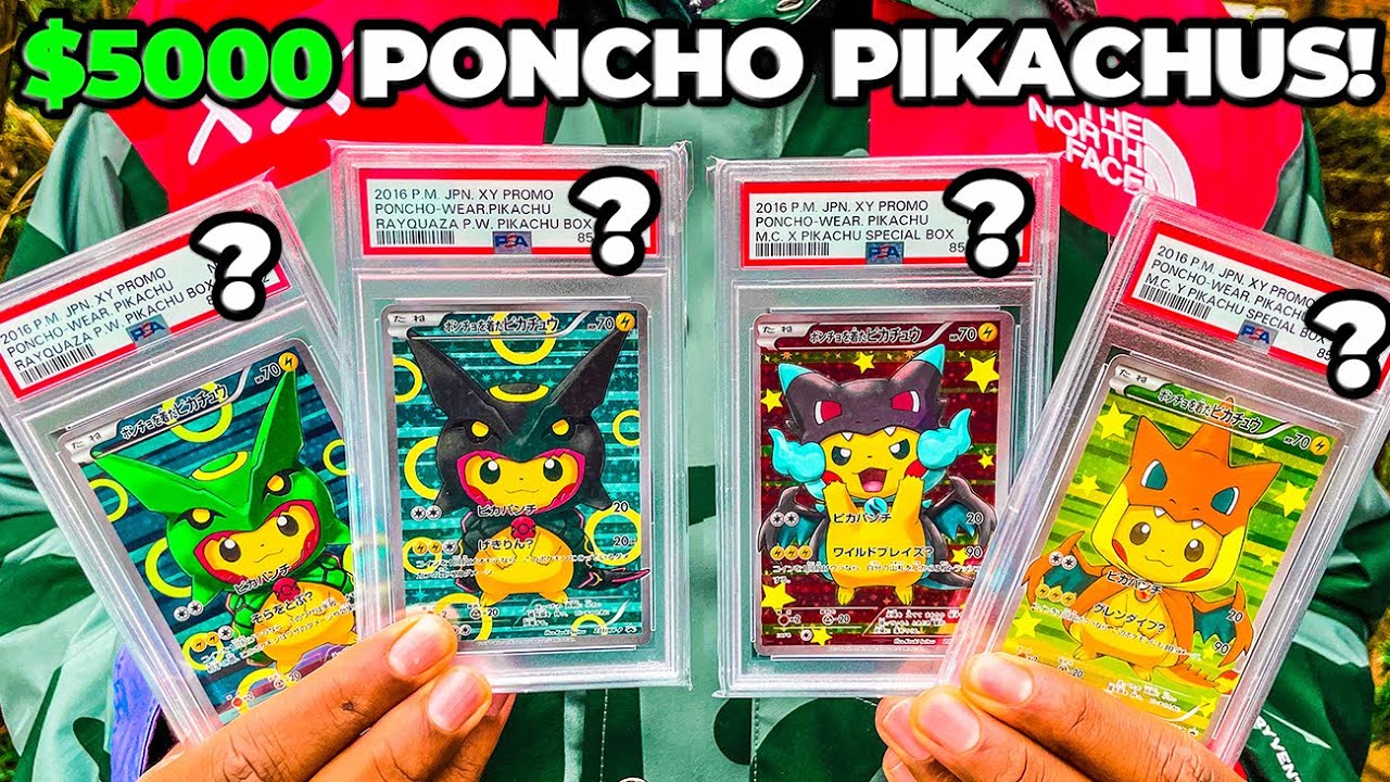 I Spent $5000 On Pikachu Poncho Promo Cards!