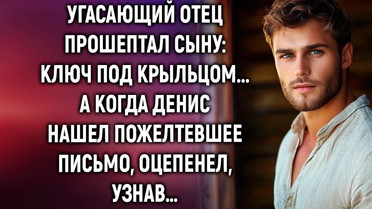 Угасающий отец прошептал сыну: ключ под крыльцом... А когда Денис нашел письмо…
