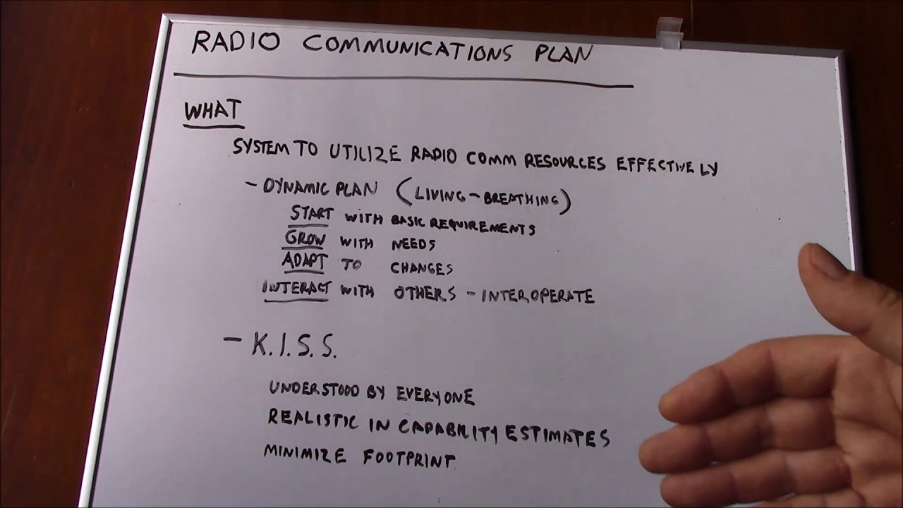 Building your radio communications plan Part 1