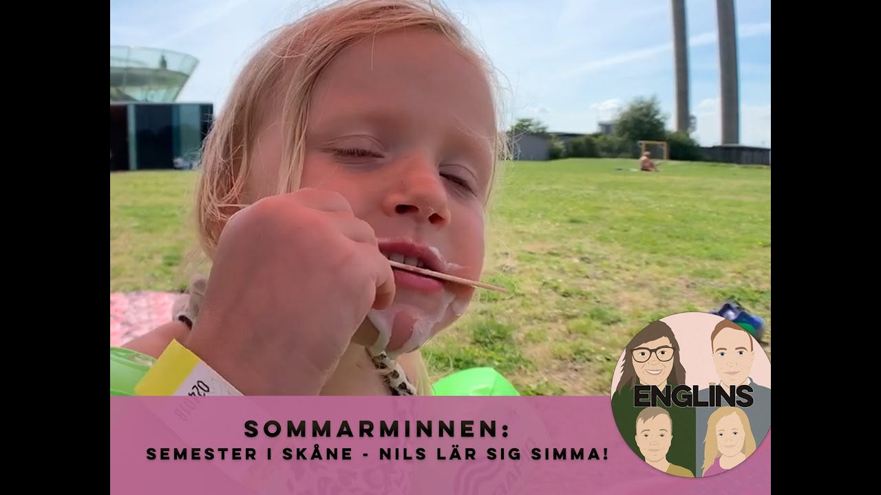 Vi reser till Skåne och Nils lär sig simma!