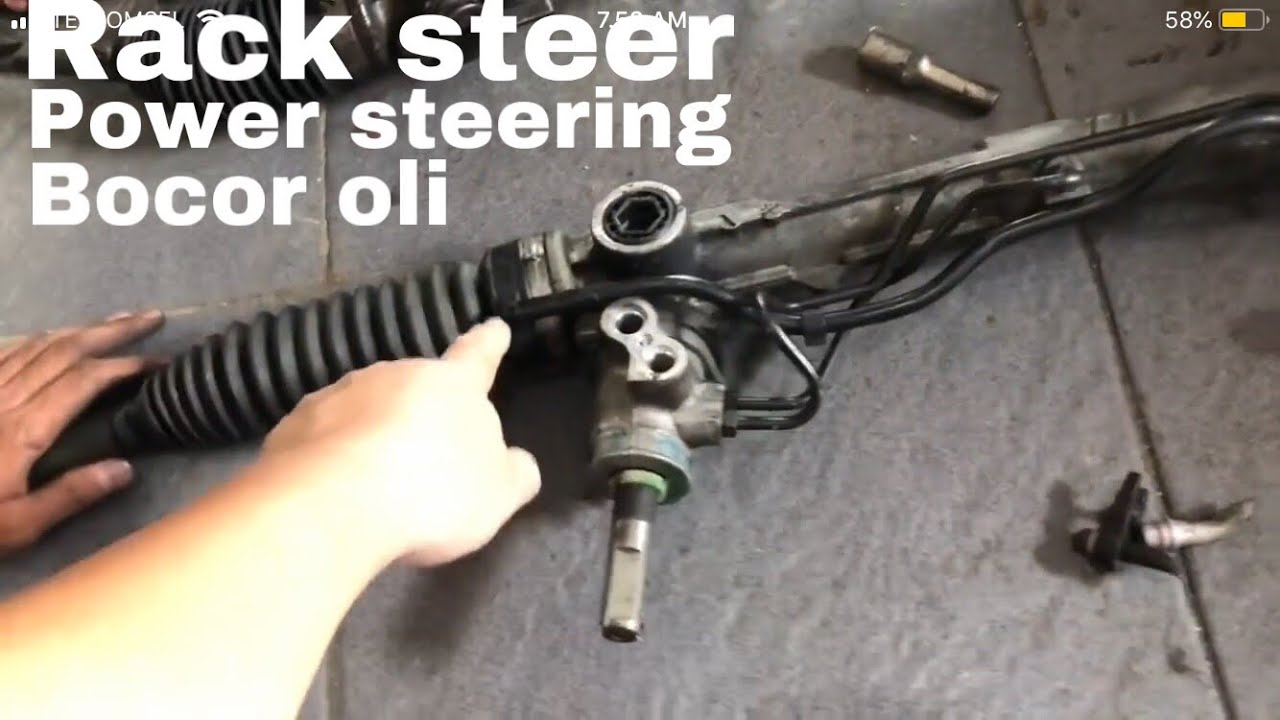 Steeering Rack bocor power steering jadi berat - PEUGEOT 206