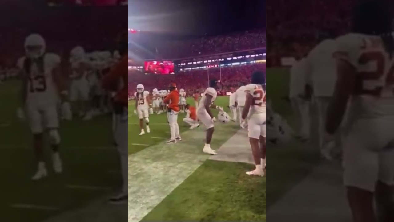 Texas Wide Receiver Ryan Wingo Had Some Fun Against Alabama #hookem #trending #shorts #rolltide