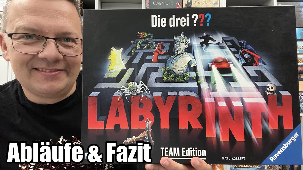 Die drei ??? Labyrinth - kooperative Team Edition (Ravensburger) Spiel ab 8 Jahren