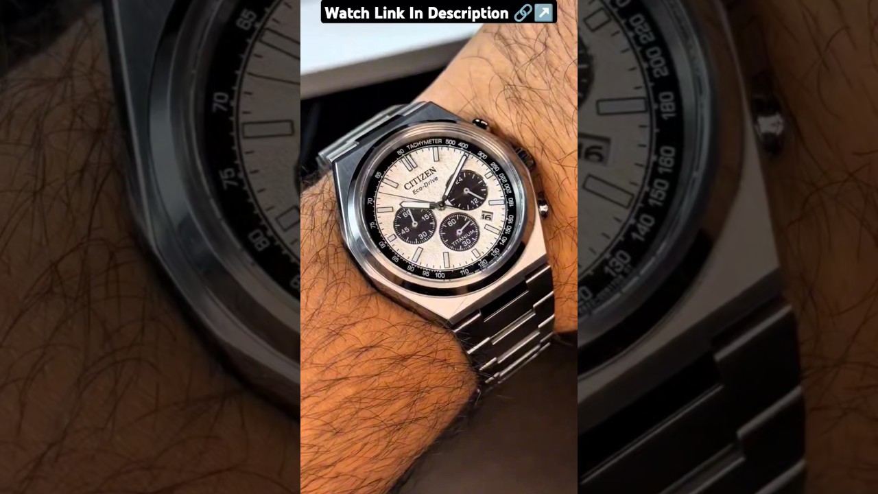 Citizen Eco-Drive Zenshin Chrono Titanium Luxury Elegant Men's Watch #luxurywatchesformen #citizen