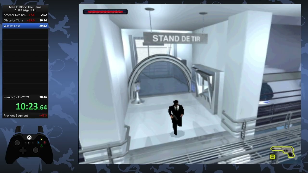 [Old PB] Men In Black: The Game (PS1) in 32:36 - 100% (Agent L%)