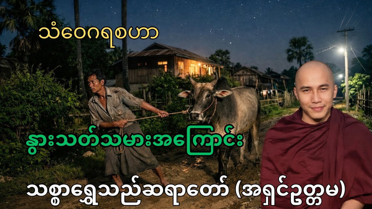 နွားသတ်သမား၏သံဝေဂရစရာဖြစ်အပျက်။ #သစ္စာရွေစည်ဆရာတော်အရှင်ဥတ္တမ #တရားတော်များ #တရားတို